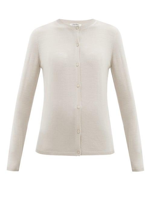 Matchesfashion.com S Max Mara - Sonale Cardigan - Womens - Light Beige