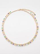 Anita Ko - Shaker Diamond, Ruby, Sapphire & 18kt Gold Choker - Womens - Gold Multi