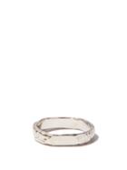 Matchesfashion.com Pearls Before Swine - Spliced Sterling-silver Ring - Mens - Silver