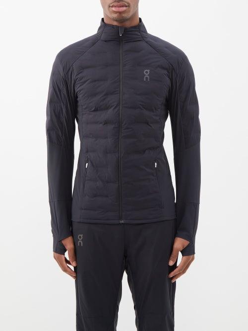 On - Climate Zipped Padded Running Jacket - Mens - Black