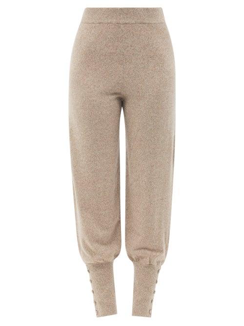 Altuzarra - Collins Cashmere Relaxed-leg Trousers - Womens - Brown Multi