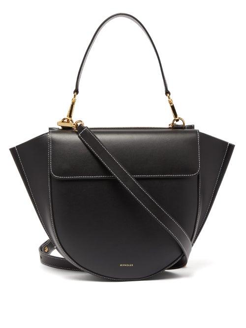 Matchesfashion.com Wandler - Hortensia Medium Leather Cross Body Bag - Womens - Black