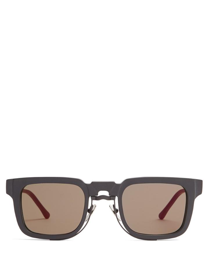 Kuboraum Square-frame Acetate Sunglasses