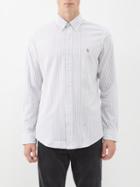 Polo Ralph Lauren - Logo-embroidered Striped Cotton-blend Shirt - Mens - Grey Stripe