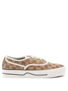Gucci - Tennis 1977 Gg-canvas Trainers - Womens - Beige