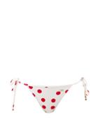 Matchesfashion.com Dolce & Gabbana - Polka-dot Bikini Briefs - Womens - Red White