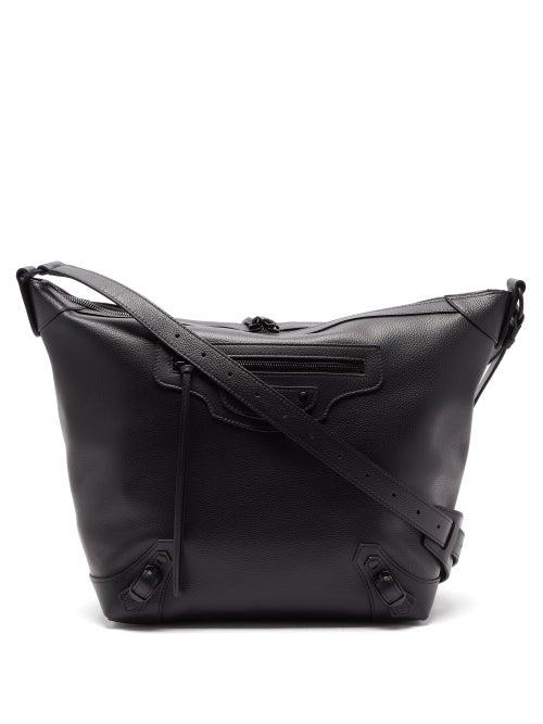 Balenciaga - Neo Classic Hobo Medium Leather Shoulder Bag - Womens - Black