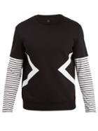 Neil Barrett Modernist Striped Sleeve Sweater