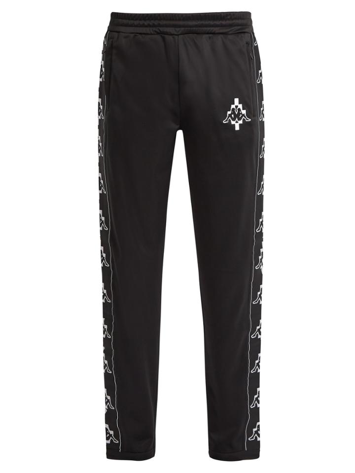 Marcelo Burlon Kappa Tapes Logo-jacquard Track Pants