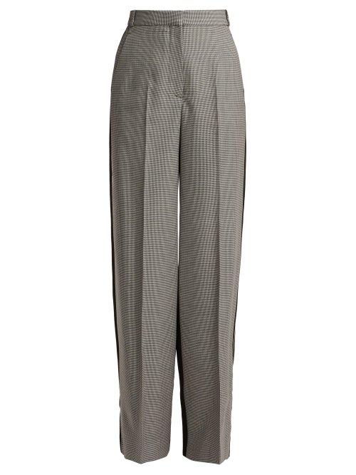 Matchesfashion.com Stella Mccartney - Wide Leg Tailored Trousers - Womens - Grey