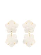 Lizzie Fortunato Paper Pearl Flower-drop Earrings