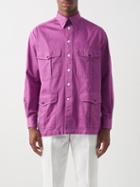 L.e.j - The Shell Collector Cotton-twill Overshirt - Mens - Pink