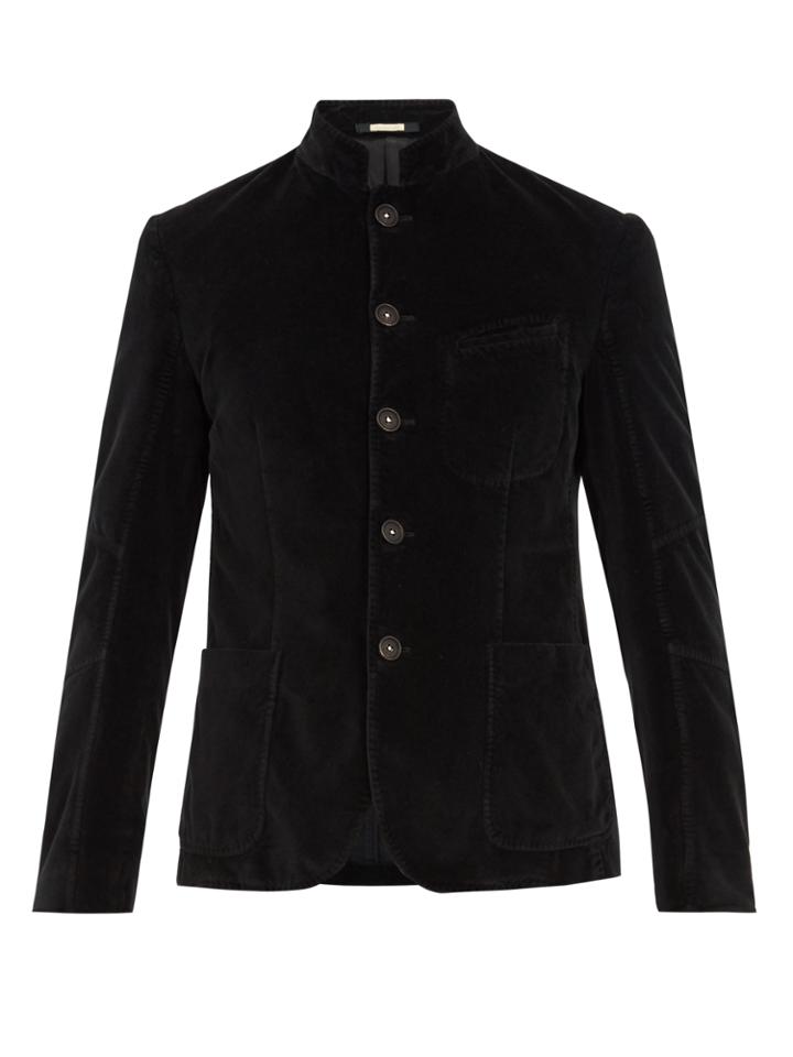 Massimo Alba Velvet Single-breasted Blazer