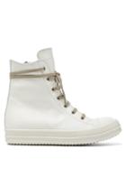 Matchesfashion.com Rick Owens - Leather High-top Trainers - Womens - White