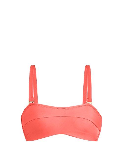 Matchesfashion.com Bower - Kit Bandeau Bikini Top - Womens - Red
