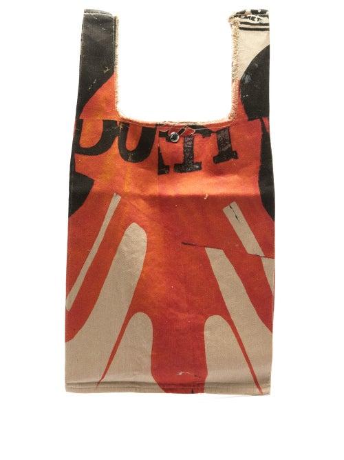 Matchesfashion.com Our Legacy - Biker-print Twill Tote Bag - Mens - Multi