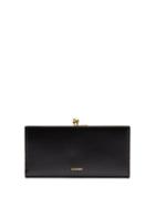 Ladies Accessories Jil Sander - Top-clasp Leather Continental Wallet - Womens - Black