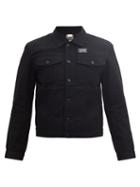 Matchesfashion.com Burberry - Satchwell Logo-print Denim Jacket - Mens - Black