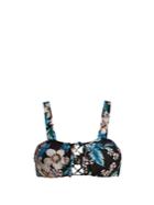 Diane Von Furstenberg Cheeky Lace-up Bikini Top