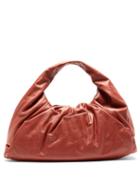 Matchesfashion.com Bottega Veneta - The Shoulder Pouch Large Leather Bag - Womens - Mid Brown