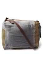 By Walid - Ryan Patchwork Upcycled-linen Holdall - Mens - Green