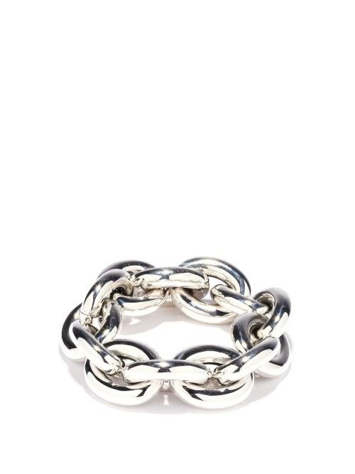 Matchesfashion.com Bottega Veneta - Chunky Sterling-silver Bracelet - Womens - Silver
