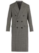 Ami Houndstooth Double-breasted Wool-blend Overcoat