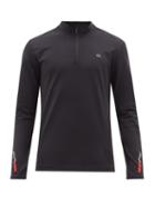 Matchesfashion.com Calvin Klein Performance - Quarter-zip Technical-jersey Top - Mens - Black