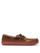 Matchesfashion.com Quoddy - Runabout Leather Boat Shoes - Mens - Brown