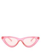 Matchesfashion.com Le Specs - The Last Lolita Cat Eye Sunglasses - Womens - Pink