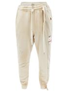 Mihara Yasuhiro - Combined Cotton-blend Jersey Track Pants - Mens - White