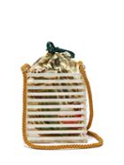 Matchesfashion.com Montunas - Vanda Pearlescent Acetate Caged Box Bag - Womens - White Multi