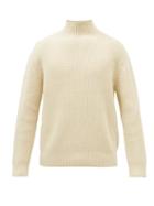 Frame - High-neck Wool Sweater - Mens - Cream