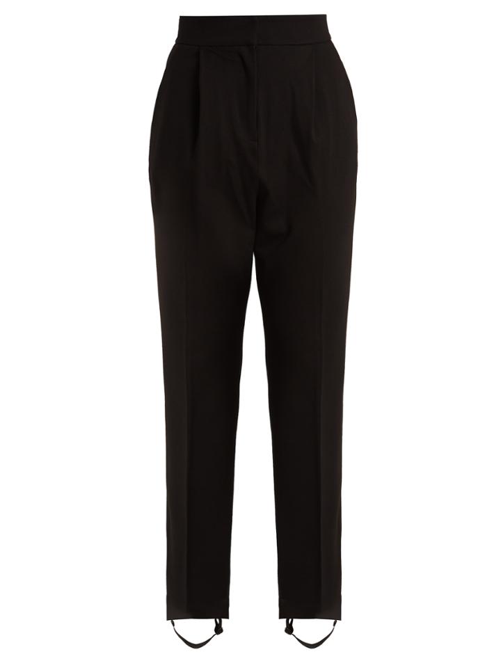 Tibi Stirrup-hem Jersey Trousers