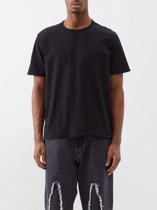Our Legacy - Crew-neck Cotton T-shirt - Mens - Black