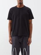 Our Legacy - Crew-neck Cotton T-shirt - Mens - Black
