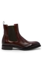 Matchesfashion.com Alexander Mcqueen - Leather Chelsea Boots - Mens - Brown