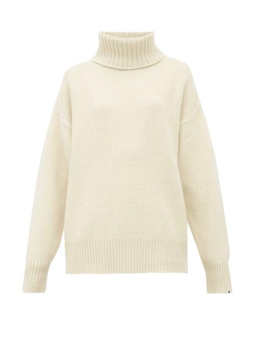Matchesfashion.com Extreme Cashmere - N20 Oversize Xtra Cashmere Blend Sweater - Womens - Beige