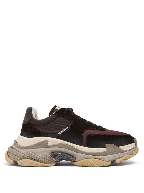 Matchesfashion.com Balenciaga - Triple S Low Top Trainers - Mens - Black Multi
