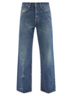 Chimala - Distressed Straight-leg Denim Jeans - Womens - Blue