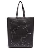 Matchesfashion.com Calvin Klein 205w39nyc - X Andy Warhol Leather Tote - Mens - Black