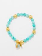 Sylvia Toledano - Mantra Amazonite Beaded Bracelet - Womens - Blue Multi