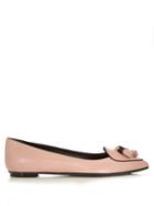 Tod's Ballerina Leather Point-toe Flats