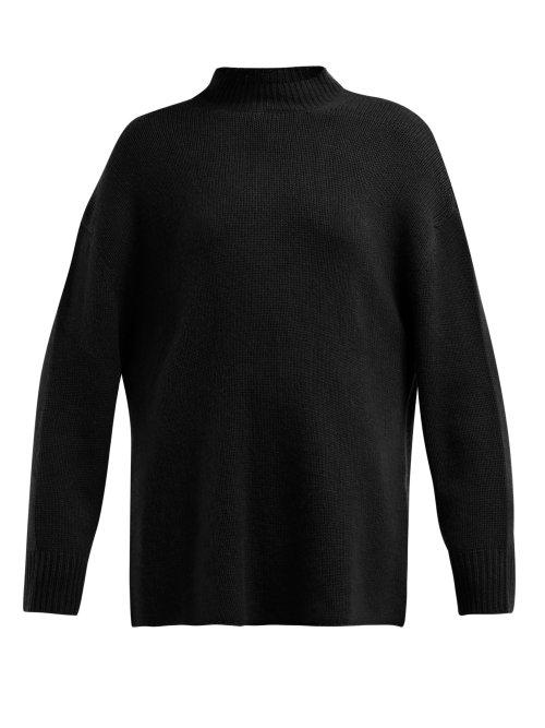 Matchesfashion.com Ryan Roche - Oversized Cashmere Sweater - Womens - Black