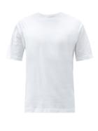 Matchesfashion.com Sunspel - Crew-neck Cotton-jersey T-shirt - Mens - White