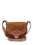 Isabel Marant - Botsy Leather-trim Suede Cross-body Bag - Womens - Brown