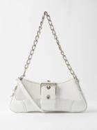 Balenciaga - Lindsay S Leather Shoulder Bag - Womens - White