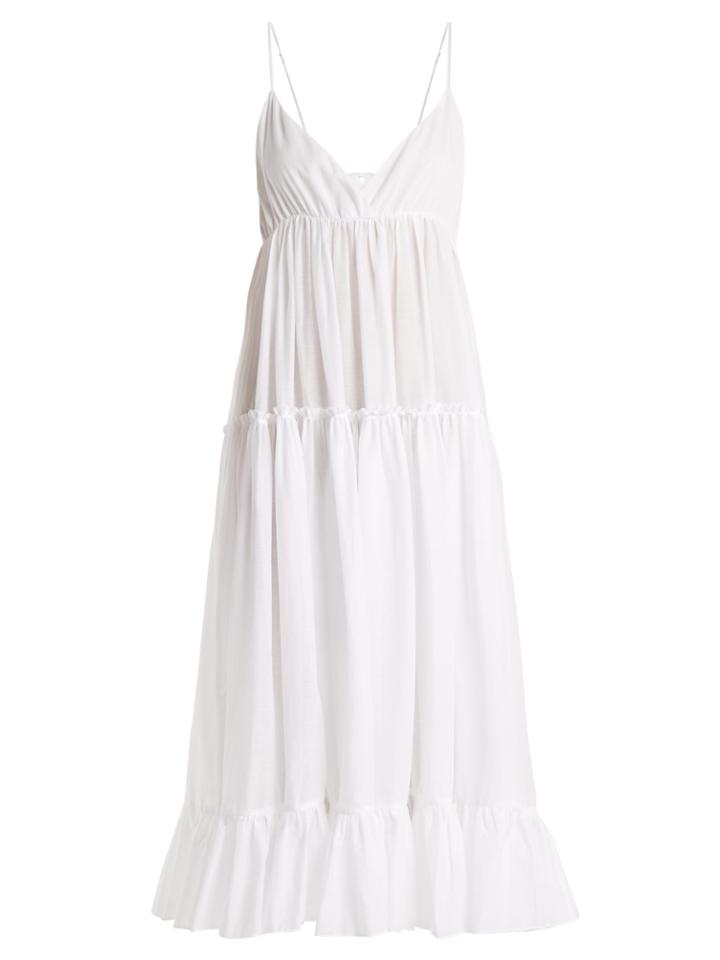 Loup Charmant Carino Tiered Cotton Dress