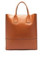 Matchesfashion.com Bottega Veneta - Oversized Leather Tote Bag - Mens - Tan
