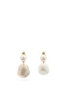 Matchesfashion.com Sophie Bille Brahe - Venus Pearl & 14kt Gold Drop Earrings - Womens - Pearl